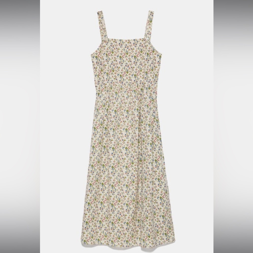ZARA FLORAL PRINT DRESS